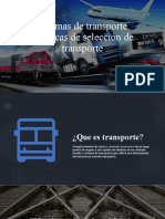 Sistemas de Transporte: Técnicas de Selección de Transporte