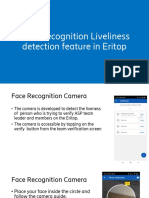 Face Recognition Liveliness Detection Feature in Eritop