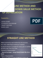 Straight Line Method and Writtern Down Value Method of Depreciation