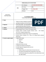 Prosedur PEMELIHARAAN SUCTION PUMP