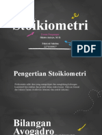 Stoikiometri: Dosen Pengampu