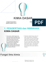 Kimia Dasar: Dosen Pengampu: Shinta Anisya, M.Si