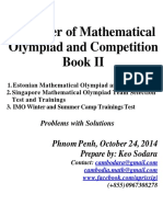 A Corner of Mathematical Olympiad and Competition Book II: Phnom Penh, October 24, 2014 Prepare By: Keo Sodara