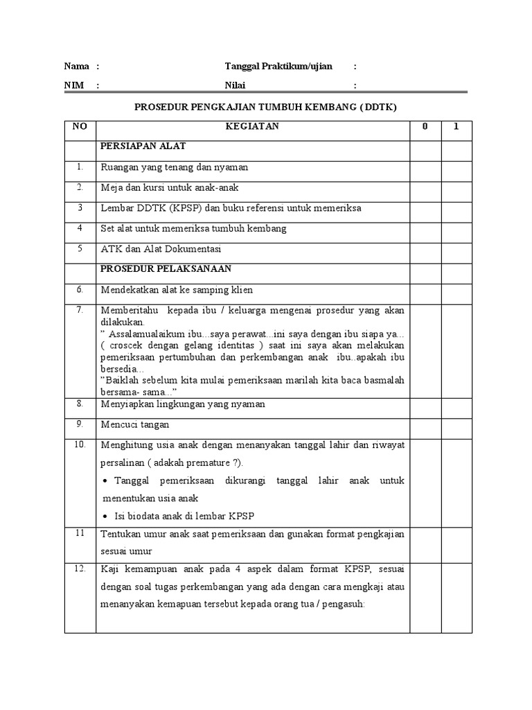 KPSP | PDF
