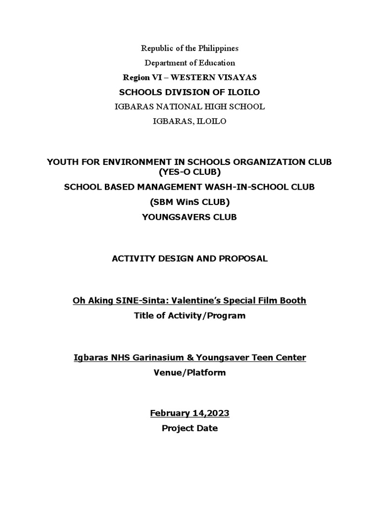 Booth Proposal PDF