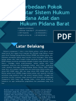 Perbedaan Pokok Antar Sistem Hukum Pidana Adat Dan Hukum Pidana Barat