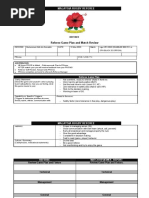 Malaysia Rugby Referee: Referee Game Plan and Match Review