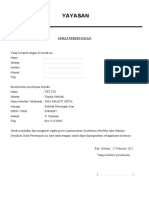 Form Surat Persetujuan Yayasan (IKM)