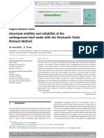 Structural Stability and Reliability of The Underground Steel Tanks With The Stochastic Finite Element Method