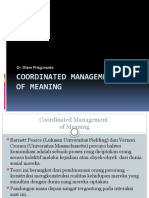 Coordinated Management of Meaning: Dr. Ilham Prisgunanto