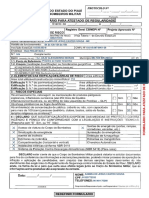 Formulário para Atestrado de Regularidade