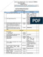 Daftar Perlengkapan Siswa Kelas X Ta 2022-2023