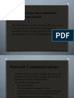 The Open System Interconnection (OSI) Reference