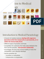 Introduction To Medical Parasitology