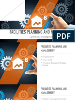 Facilities Planning and Management: Operations Management Training Program