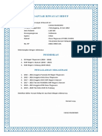 Daftar Riwayat Hidup: Pendidikan