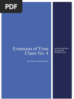 Extension of Time Claim Template | PDF | Business