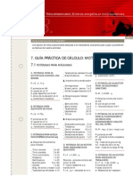 Calculo Potencias Motores Electricos