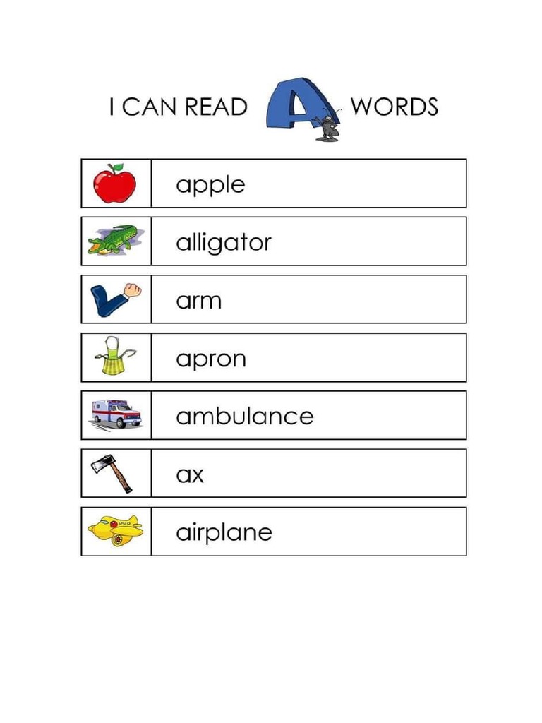 Kinder Sight Words | PDF