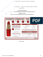 Cosmetic Chemistry - The Compounds in Red Lipstick: August 18, 2014