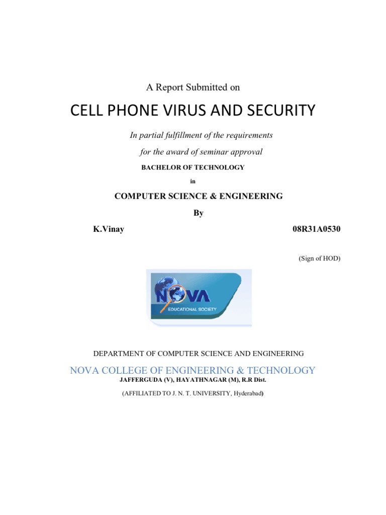 Seminar Report | PDF | Computers