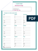 Le Passé Simple Exercices