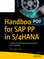 Handbook For Sap PP in S/4HANA