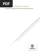 Zamtech Innovations: Proposal For Development of A Multi-Store Stock Management System