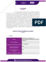 Evaluación temprana