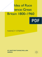 The Idea of Race in Science: Great Britain 1800-1960: Nancy Stepan