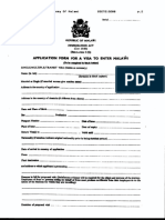 Visa Application Form for Entry to Malauri