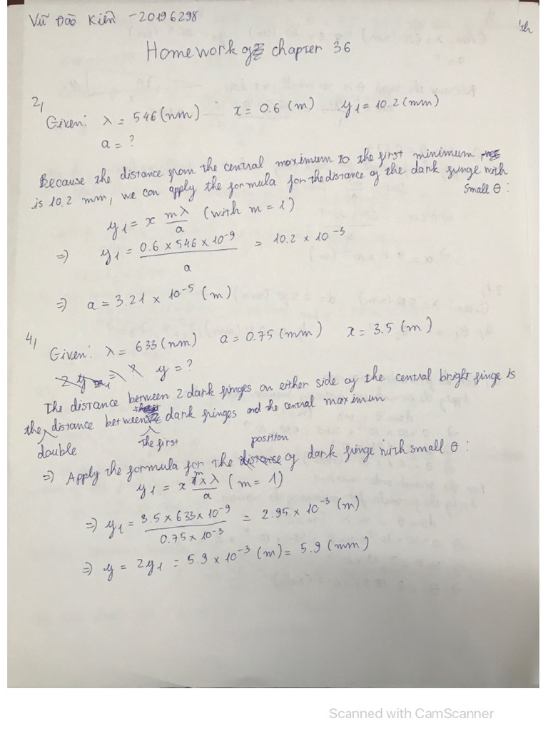 Solution Physics 12th Chapter 36 | PDF