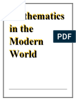 Mathematics in Modern World Notes