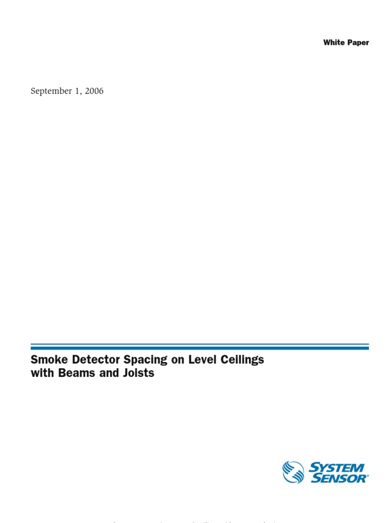 Systems Sensor111406-1 Spacing | PDF | Computational Fluid Dynamics | Smoke