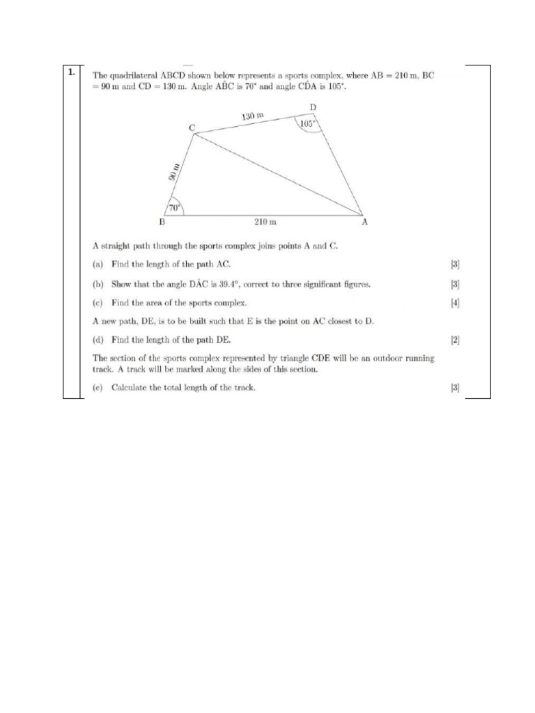 Quiz Trigonometry 2 PDF