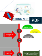 Week 17 Voting Methods LECTURE FIRST SEM