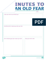 Face An Old Fear: Date: A Fear You Want To Put Behind You