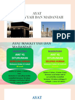 Ayat Makkiyyah Dan Madaniah