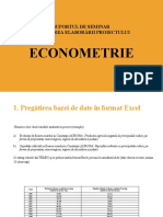 Prezentare Proiect La Econometrie