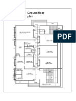 Ground floor plan layout for school building