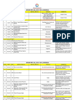 JR - MPC All Schedule