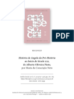 História de Angola Da Pré-História Ao Início Do Século Xxi,: de Alberto Oliveira Pinto