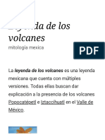 Leyenda de Los Volcanes: Mitología Mexica