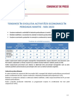 Comunicat Conjunctura - NR 74 Mar