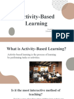 Activity-Based Learning: Created by Zelenska Nadiia