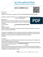 Lettre de Soumission Commerciale: 5 C N°32/ELEC BRTS/2023 COPEO