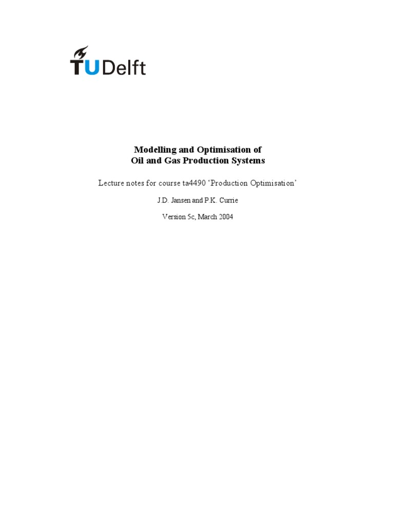 Production Optimization | PDF | Fluid Dynamics | Casing (Borehole)
