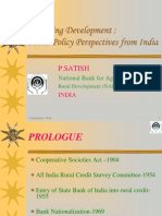 Financing Development: Public Policy Perspectives From India