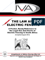 Electric Fence Legal Booklet