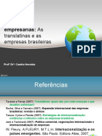 Estratégias empresariais: Translatinas e empresas brasileiras